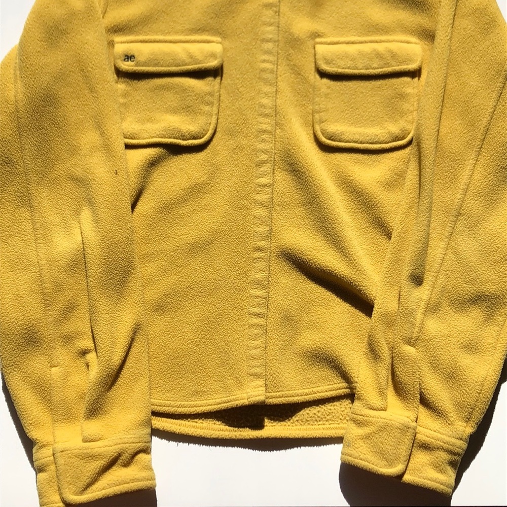 Yellow snap up jacket. - Picture 2 of 5